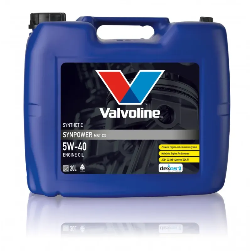 Valvoline Motoreļļa Synpower MST C3 5W40 20L, Valvoline 872387