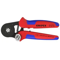 Presēšanas knaibles HEX 0,08-16 mm², pašregulējošās, Knipex Presēšanas knaibles HEX 0,08-16 mm², pašregulējošās, Knipex