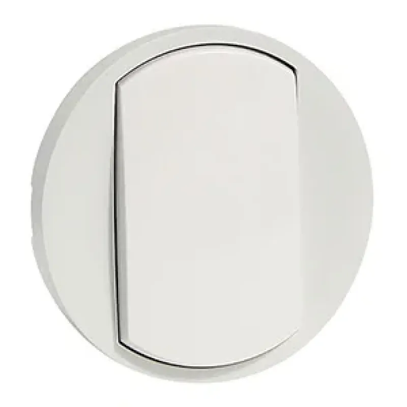 Legrand Cover Plate RAL 9003, White, Snap-in, Thermoplastic 068001