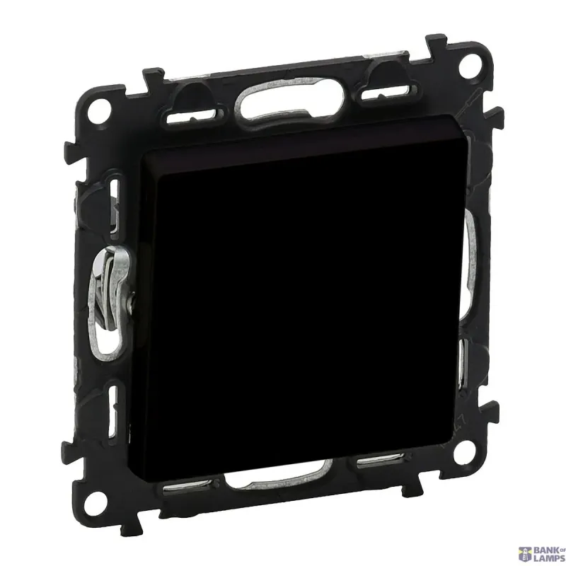 Legrand Two-Way Switch Valena Life 10AX, Black 756316
