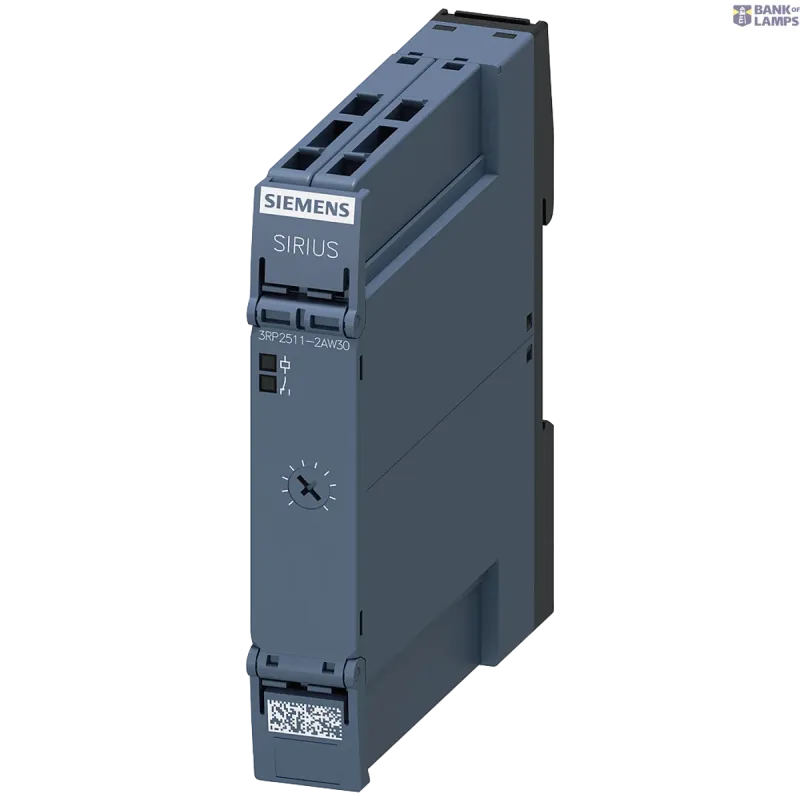 Siemens Timing relay, ON-delay, 1 CO, 1 time range 0.5-10s, 12-240 3RP2511-2AW30