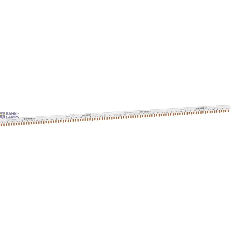 Schneider Electric Phase Busbar Acti9 iC40, 80 A, Comb Busbar, 1L+N, 9 mm A9XPC648