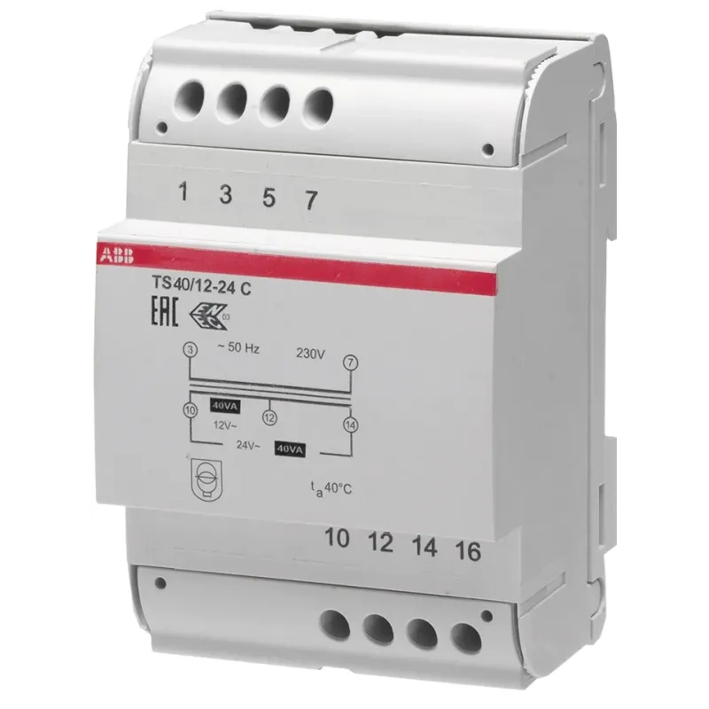 ABB TS 40/12-24 C Safety isolating transformer 2CSM401043R0811