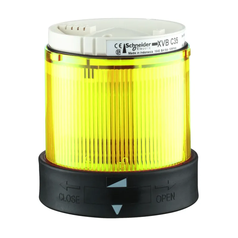 Schneider Electric Indicator Bank Harmony XVB, 24V AC/DC, IP65, Yellow XVBC2B8