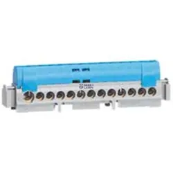 Legrand 004842 — Terminal Block DISTRIBUTION ACCESSORIES 75 mm, Blue, 1P, 16 mm, 30 mm