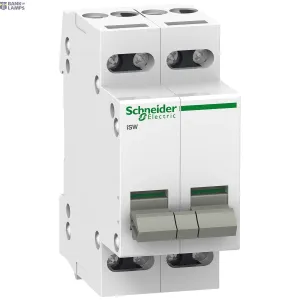 Schneider Electric A9S60332 — slēdzis Disconnector Acti9 iSW, 3P, 32 A, 415 V, IP4, White Schneider Electric A9S60332 — slēdzis Disconnector Acti9 iSW, 3P, 32 A, 415 V, IP4, White