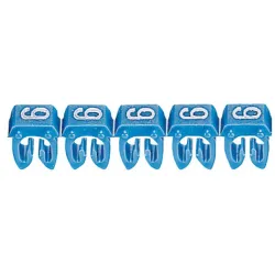 Legrand 038226 — Cable Marker CAB 3 1.4 - 1.8 mm, Plastic, 2.7 - 3.9 mm, Blue, 3 mm