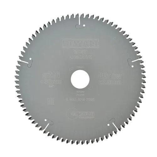 DeWalt Zāģripa DeWalt 216mmx30mm 80T 11-DT4286