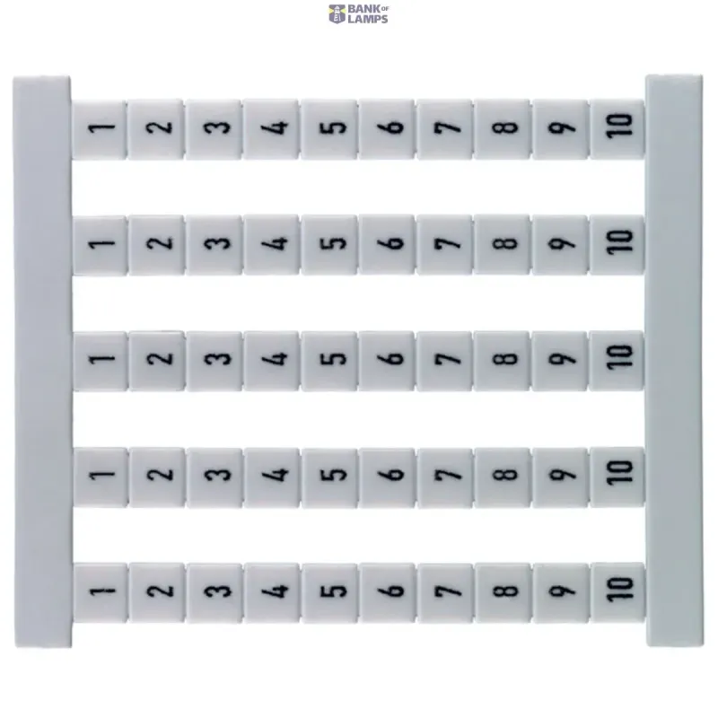 Weidmüller Dekafix, Terminal marker, 5 x 5 mm, Pitch in mm (P): 5.00 0460660001