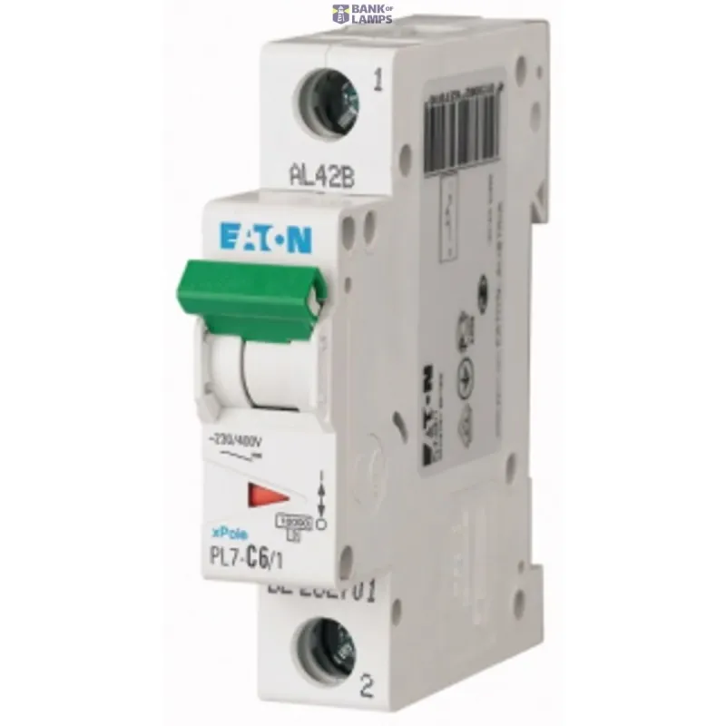EATON PL7-D6/1 Miniature circuit breaker (MCB), 6 A, 1p 262713