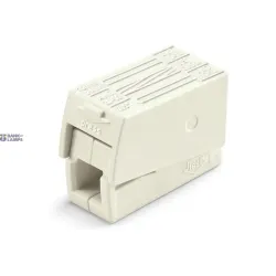 WAGO 224-112 — Lighting Connector 2-Conductor, 2.5 mm², Push-Button on Lighting Side, 224 Series WAGO 224-112 — Lighting Connector 2-Conductor, 2.5 mm², Push-Button on Lighting Side, 224 Series