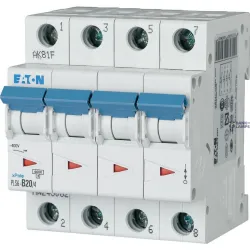 EATON 243019 — Miniature circuit breaker (MCB), 20 A, 3p+N, characteristic: C EATON 243019 — Miniature circuit breaker (MCB), 20 A, 3p+N, characteristic: C