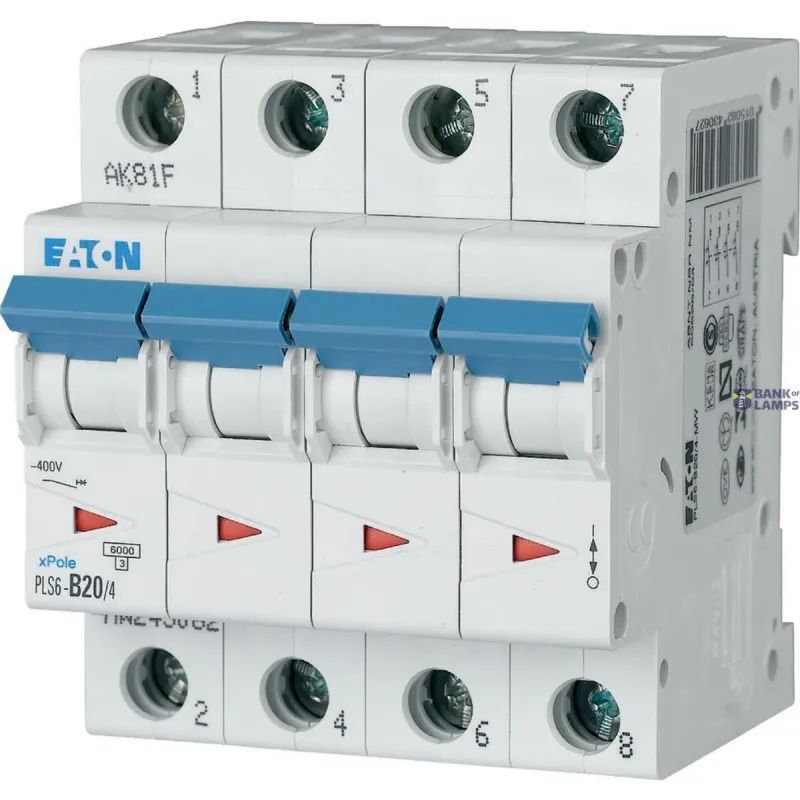 EATON Miniature circuit breaker (MCB), 20 A, 3p+N 243019