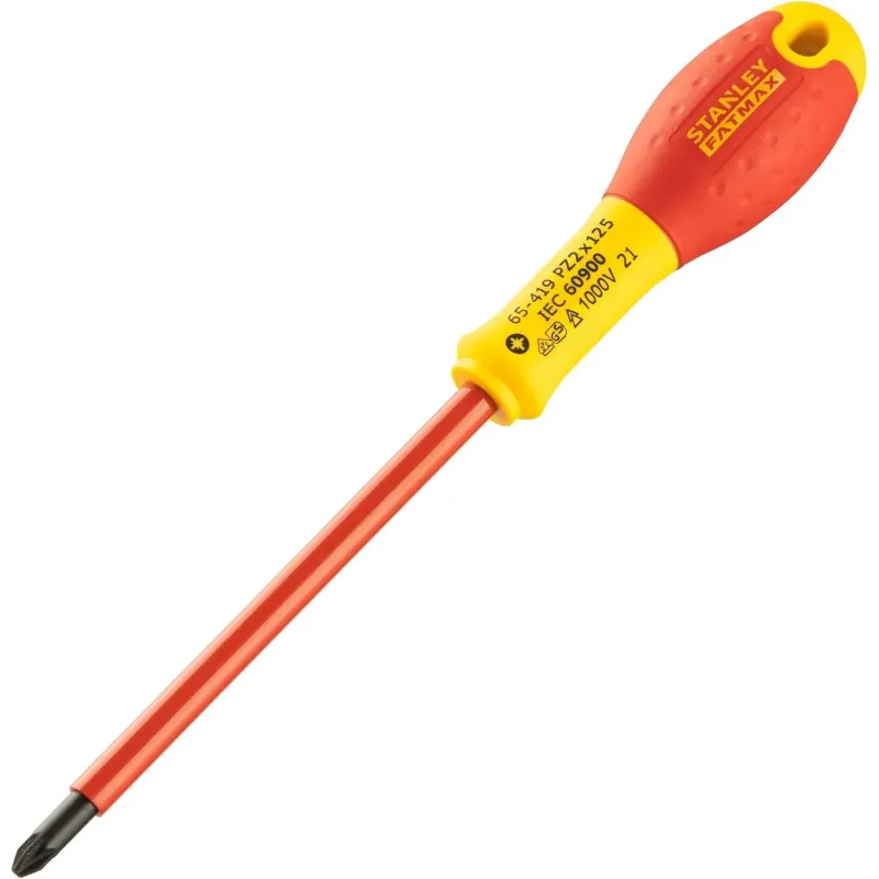 Stanley Stanley Fatmax izolēts skrūvgriezis VDE PZ2x125 mm, 1000V 62-065419