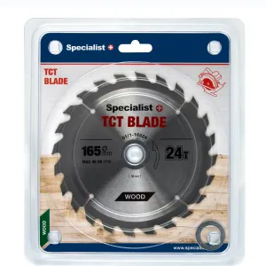SPECIALIST+ griešana disks, 165 x 24T x20/16 mm SPECIALIST+ griešana disks, 165 x 24T x20/16 mm
