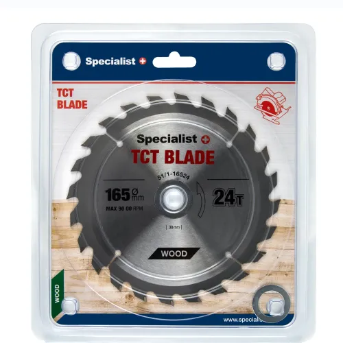 Specialist+ SPECIALIST+ griešana disks, 165 x 24T x20/16 mm 51-1-16524
