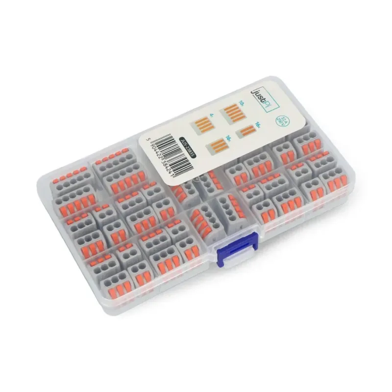 justPi Elektrisko kubiņu komplekts 2/3/4/5pin 32A/250V - oranžs JUS-23835