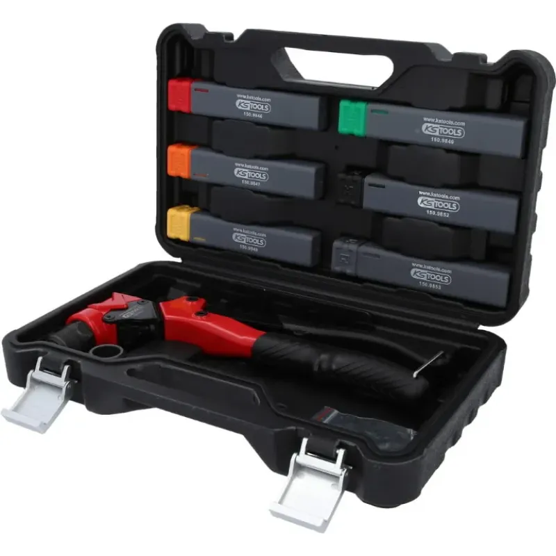 KS Tools Kniedētāja komplekts 3-in-1, rotējošs, 12 gab., KS Tools 150-9820