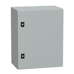 Schneider Electric NSYCRN54250 — Door Spacial CRN H500xW400xD250, IP66, IK10, Spacial CRN Plain without Mount.plate. H500xW400xD250 RAL7035..