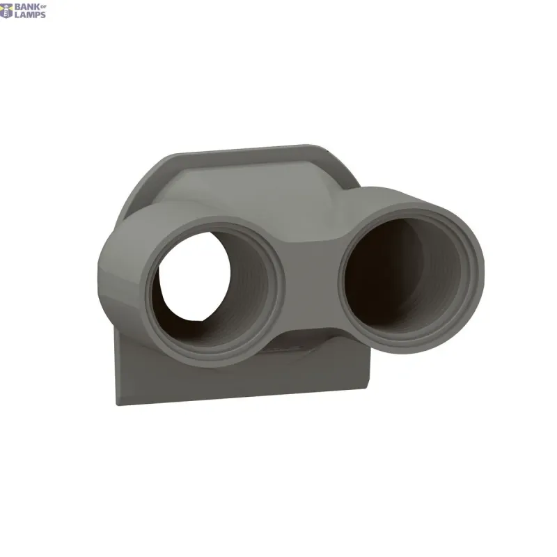 Legrand Cable Gland Plexo Ø 18mm, Black, Plastic, Anthracite 069673L
