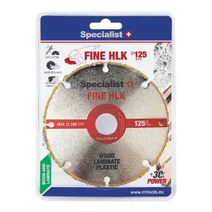 SPECIALIST+ Режущий disks FINE HLK, 125 mm SPECIALIST+ Режущий disks FINE HLK, 125 mm