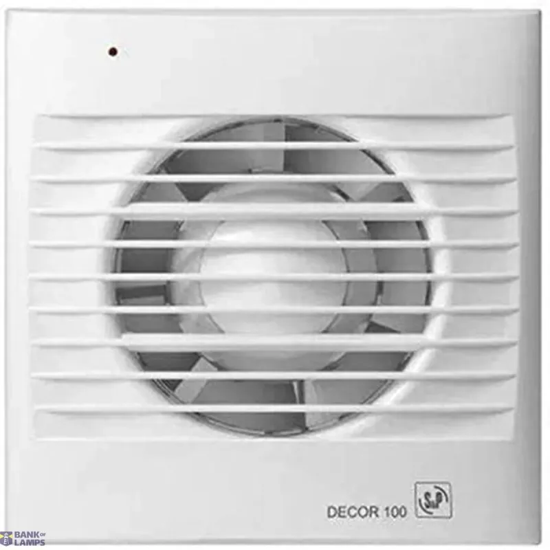S&P Small-Room Ventilator DECOR-200, 230V 50 5210100300