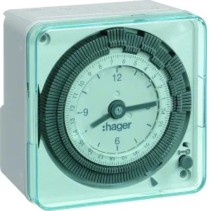 Hager EH711 — Time Switch 72x72 24H + reserve Hager EH711 — Time Switch 72x72 24H + reserve