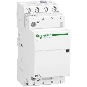 Schneider Electric A9C20834 — kontaktors Acti9 iCT, 4P, 25 A, 220–240 V AC, 4NO, IP20