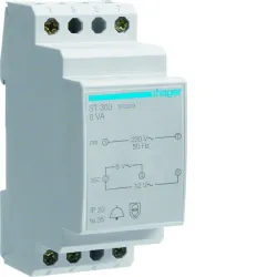 Hager ST303 — Bell Transformer 8VA, 230 V 8-12 V