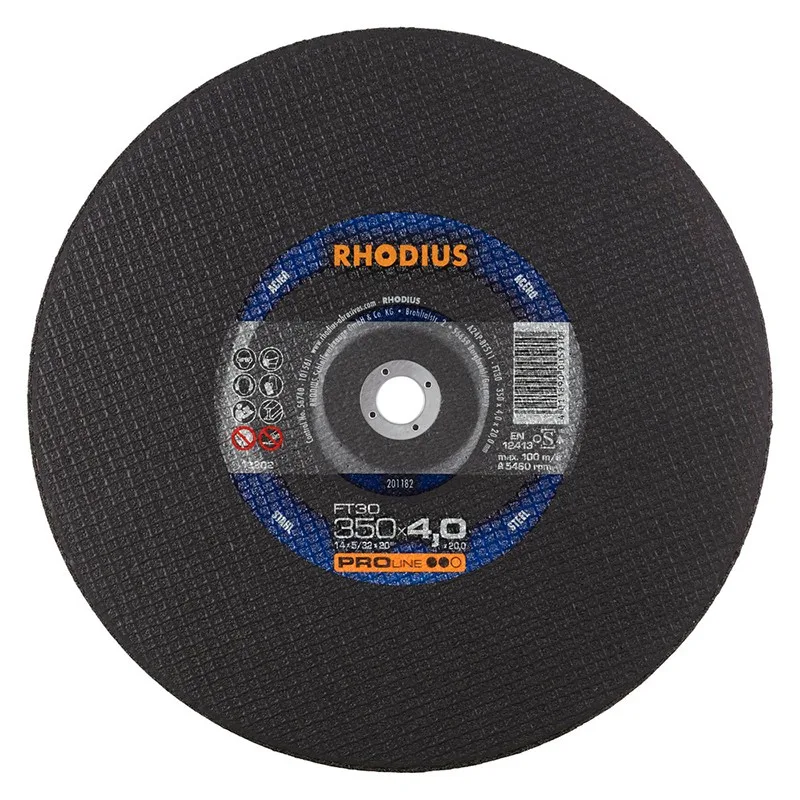 RHODIUS Disks metālam FT30 350x4x20 mm 250-13540