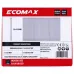 Ecomax Finish nails 0°, 16GA, electrogalvanized, glued strip, 2500 EMNA001632GALV