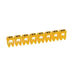 Legrand 038346 — Cable Marker CAB 3 2.5 mm², Letter Q, 3.9 mm, 1.8 mm, Yellow