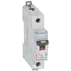 Legrand 409133 — автоматический выключатель DX3 10000A, 1P, 16A, Curve C, 10kA