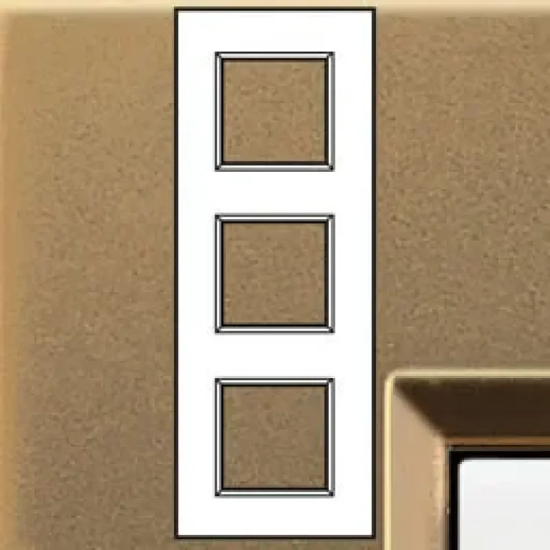 BTicino Cover Plate LivingLight 2×3 Modules Layout, Bronze, 71mm LNA4802M3BZ