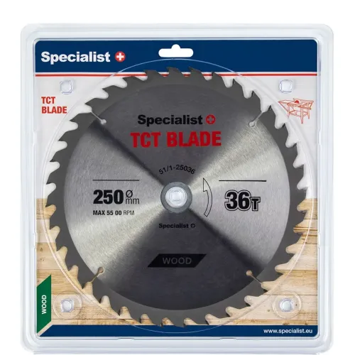 Specialist+ SPECIALIST+ griešanas disks, 250 x 36T x 30/20 mm 51-1-25036