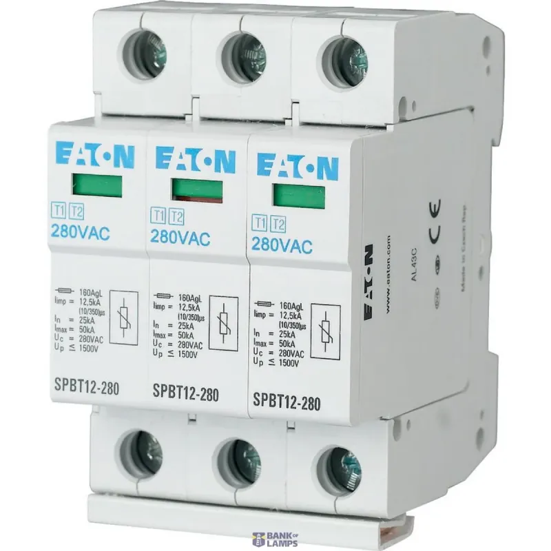 EATON SPBT12-280/3 Lightning current and surge arresters kit 158330