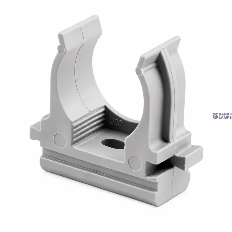 THORGEON Conduit Plastic Snap Clips 20mm Grey (50pcs bag) 15141