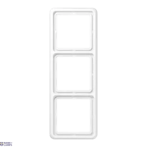 Cover Frame CD 500, 3-Gang, White, 81 mm x 223 mm, IP44, Duroplastic Cover Frame CD 500, 3-Gang, White, 81 mm x 223 mm, IP44, Duroplastic