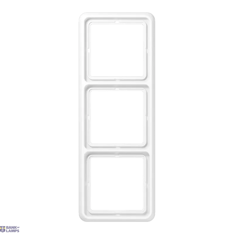 Jung Cover Frame CD 500, 3-Gang, White, 81 mm x 223 mm, IP44 CD583WW
