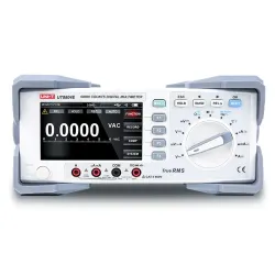 Galda stacionārs multimetrs 60000 , ±0.025%+5, 1000V AC/DC, 10A AC/DC, 60 MΩ, 60 mF, 60 MHz, -40 - 1000C, TRMS, USB, UNI-T