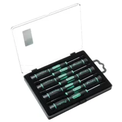 7 gab. skrūvgriežu komplekts elektronikai, SD-081A Pro'sKit