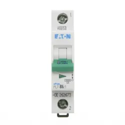 EATON 262673 — PL7-B6/1 автоматический выключатель (MCB), 6 A, 1p, characteristic: B