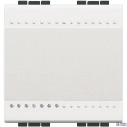 BTicino N4003M2N — Two-Way Switch LivingLight 16A, 1P, 2 Modules, 250 V AC, Screwed terminal