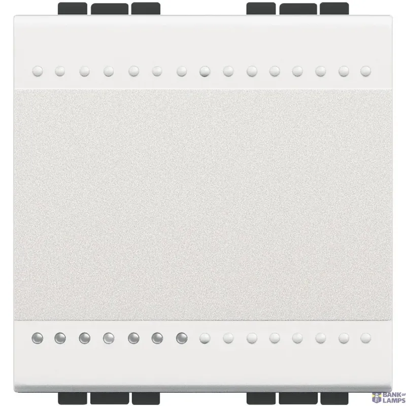 BTicino Two-Way Switch LivingLight 16A, 1P, 2 Modules, 250 V AC N4003M2N