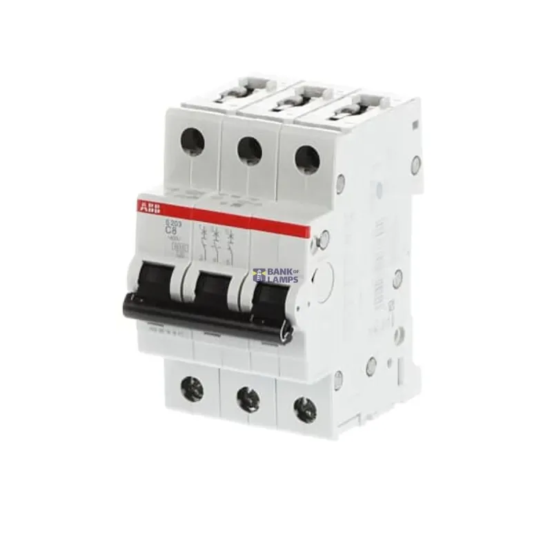 ABB S203-D10 Miniature Circuit Breaker - 3P - D - 10 A 2CDS253001R0101