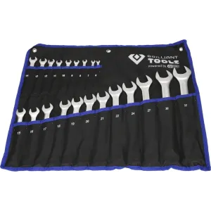 Combination spanner set, 6-32mm, 21 pcs., Brilliant Tools Combination spanner set, 6-32mm, 21 pcs., Brilliant Tools