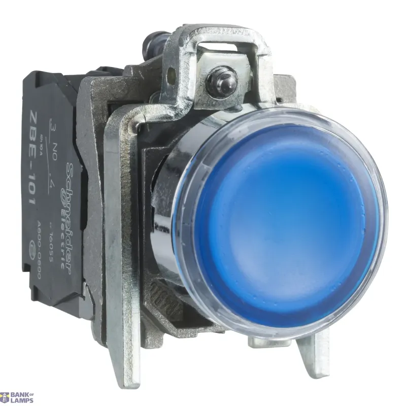 Schneider Electric Illuminated Push-Button Harmony XB4, 24V AC, 1NO, 22.5mm XB4BW36B5