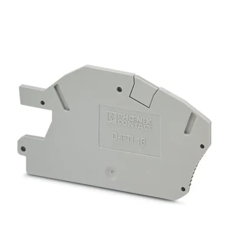 Phoenix Contact End Cover D-PTI 16/S, Width 2.2mm, Height 77.7mm, Depth 3214027