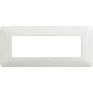 BTicino AM4806BBN — Cover Plate 6 Modules, IP20, White, 191×84×8mm BTicino AM4806BBN — Cover Plate 6 Modules, IP20, White, 191×84×8mm