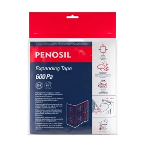 PENOSIL Expanding Tape 600 Pa pašuzbriestoša blīvēšanas lente, 10/3-5mm, 10m/rullī PENOSIL Expanding Tape 600 Pa pašuzbriestoša blīvēšanas lente, 10/3-5mm, 10m/rullī